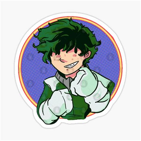 Deku Sticker By Trinidychan Redbubble