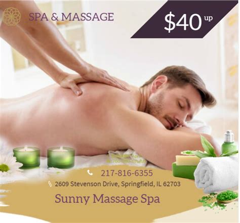 Sunny Massage Spa Updated May 2024 19 Photos 2609 Adlai Stevenson Dr Springfield