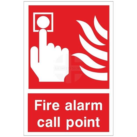 Studio Necklet Petitioner Fire Alarm Manual Call Point Sign Cook