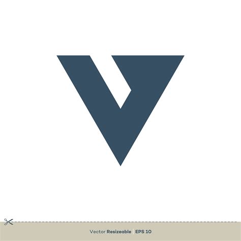 V Letter Vector Logo Template Download Free Vector Art