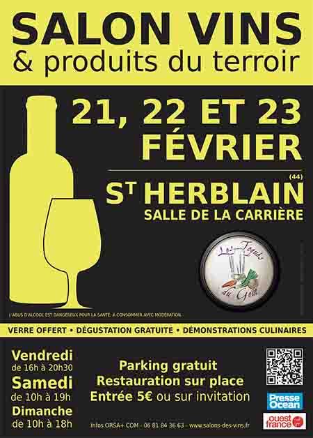 Salon Des Vins Et Produits Du Terroir 2020 à La Carrière St Herblain