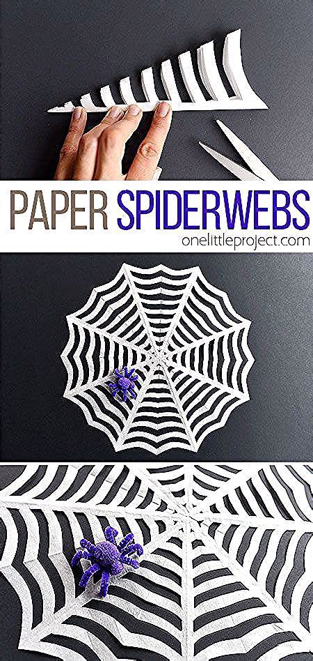 These Paper Spider Webs Are So Easy To Make And They Look Amazing This