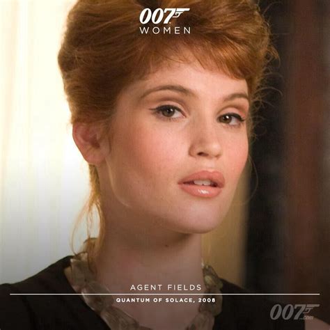 Quantum Of Solace Gemma Arterton As Agent Fields Bond Girls James