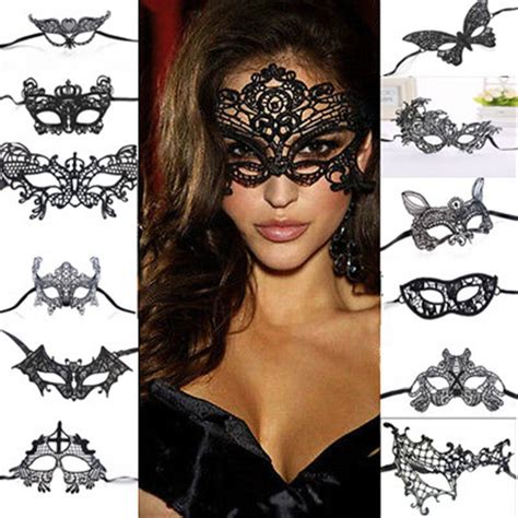 15 Style Sexy Lace Party Masks For Womens Black Lace Sexy Face Eye Mask Venetian Masquerade