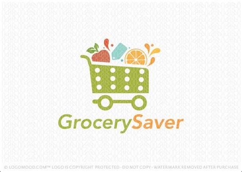 Grocery Saver Buy Premade Readymade Logos For Sale Healthy Work
