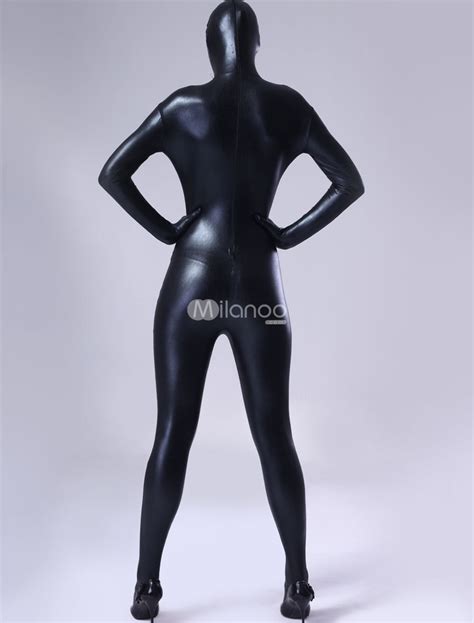 black zentai suit vanessa will wear halloween costume suit cosplay for women zentai suit