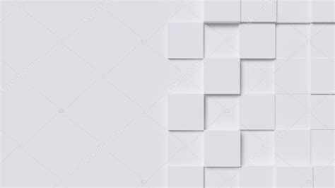 Fondo De Estructura Geométrica De Cubos Blancos Abstractos Con Espacio
