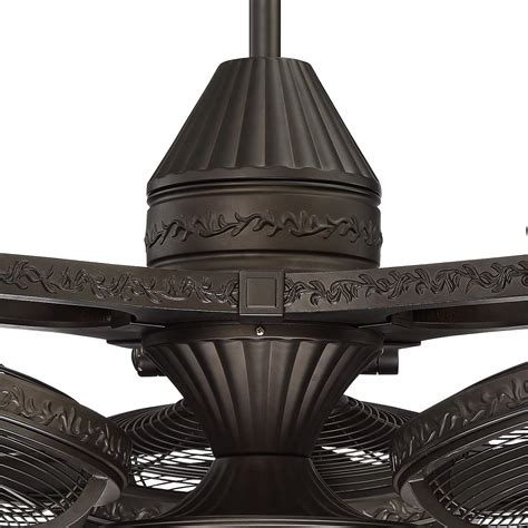 Casa Vieja 38 Esquire Bronze 3 Head Led Ceiling Fan With Remote