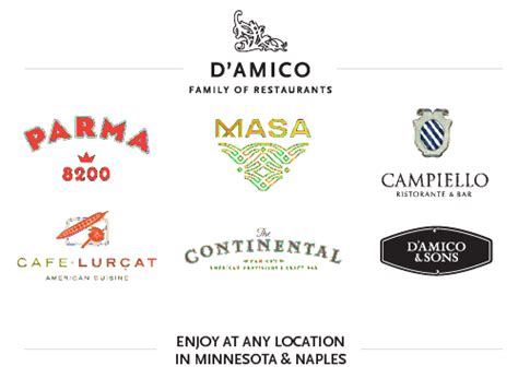 Purchase a gift card from a local restaurant to help support their staff and pay bills. D'Amico Restaurants E-Gift Cards