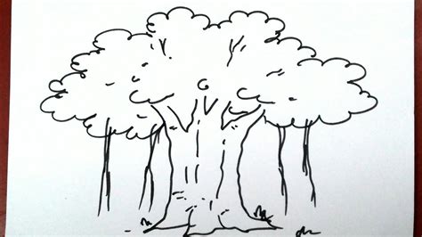 Banyan Tree Drawing Youtube