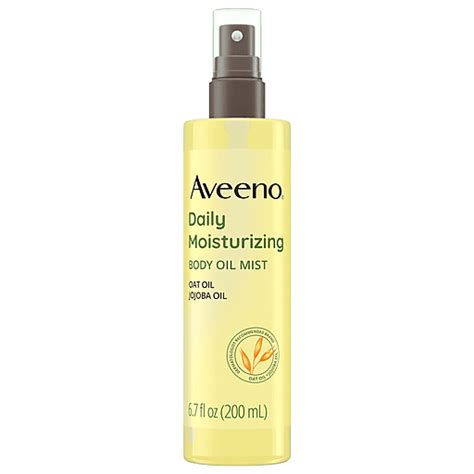 Aveeno Oil Mist Daily Moisturizing Oat Oil Jojoba Oil 67 Fl Oz