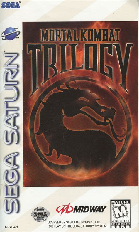 Mortal Kombat Trilogy 1997 Sega Saturn Box Cover Art Mobygames