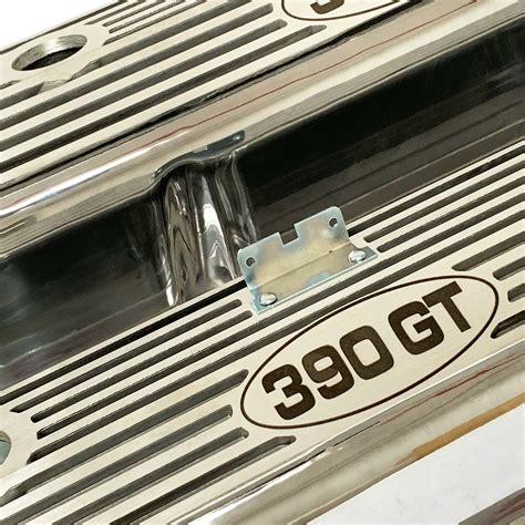 Ford 390 Gt Fe Valve Covers Polished Die Cast Aluminum Ansen Usa