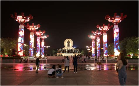 Xian By Night Foto And Bild Reportage Dokumentation Asia China