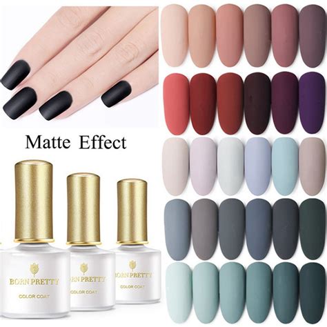 It's actually more of the type of color. BORN PRETTY Matte Nail Color Gel Fashion Women Matt Coat ...