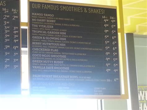 85 reviews of wfm coffee & juice bar absolutely love this place. Coffee menu part 3 (shakes & smoothies) - Yelp