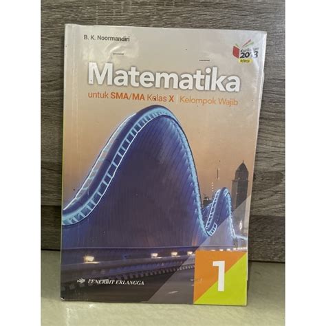 Jual Buku Matematika Smama Kelas 10 X 1 Kelompok Wajib Erlangga