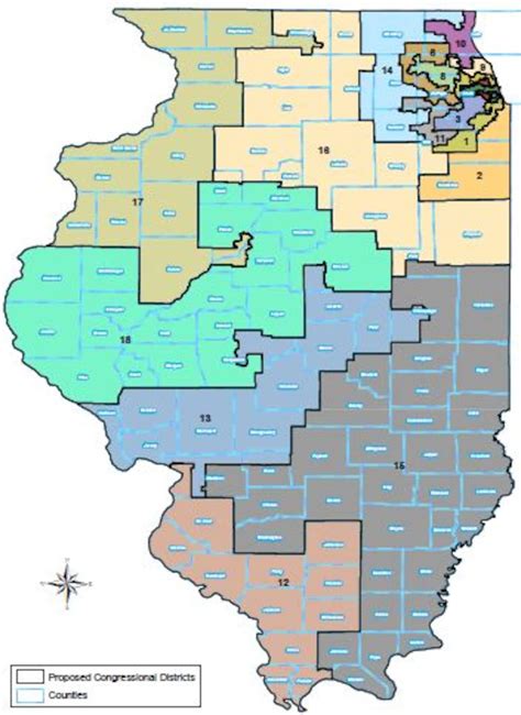 Map Of Illinois Congressional Districts World Map