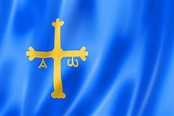 Premium Photo | Asturias province flag, spain waving banner collection ...