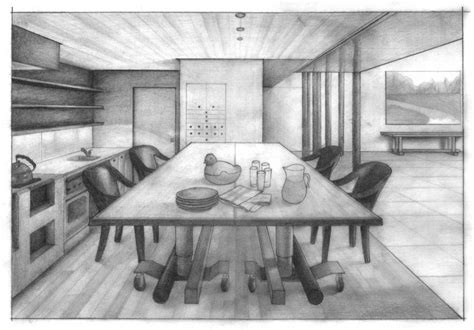 Kitchen Perspective By Aneesah On Deviantart Bedroom Interior Design