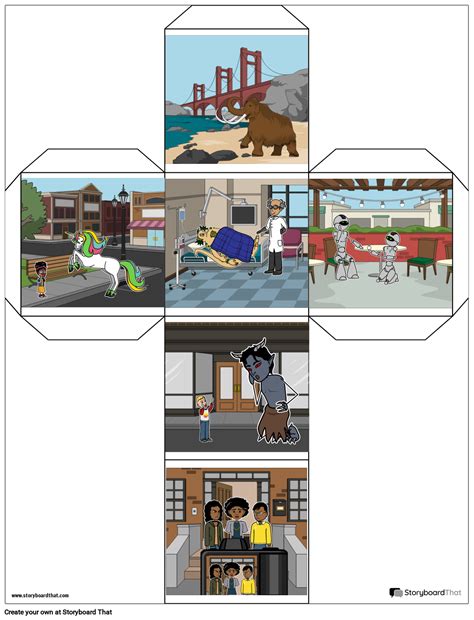 Plantilla Story Cube Storyboard Przez Es Examples
