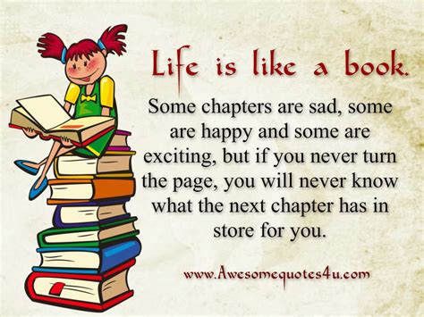 Awesome Quotes Life Is Like A Book