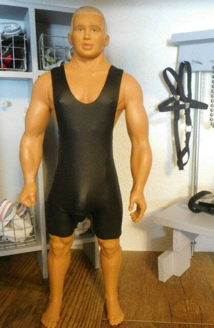 Gay Billy Doll Carlos Totem Clothes Outfit Black Rubber Wrestling