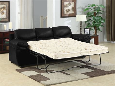 This is a list of furniture types. Standford Black Bonded Leather Match Sofa W/Queen Sleeper ...