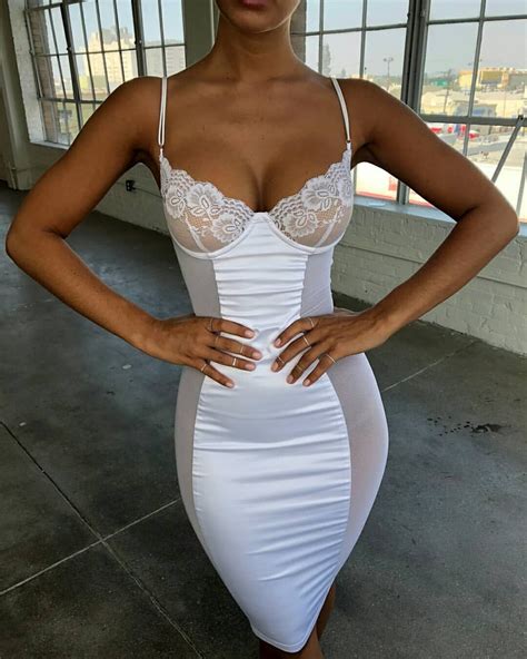 Youre A H O T Topic 💅 The Sheer For You Midi Dress In White