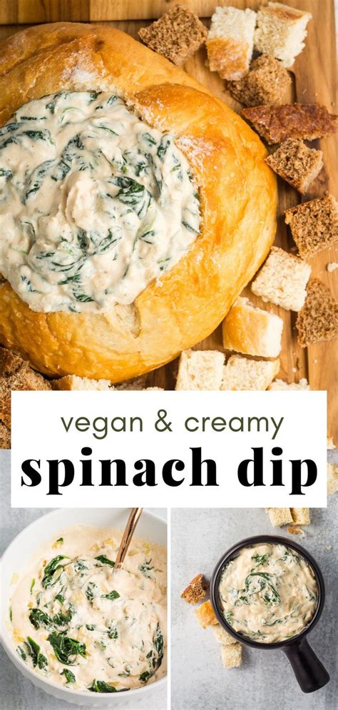Vegan Spinach Dip Karissa S Vegan Kitchen Recipe Vegan Appetizers