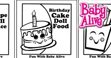 Fun With Baby Alive FREE New FUN Baby Alive Doll Food And Juice Packet