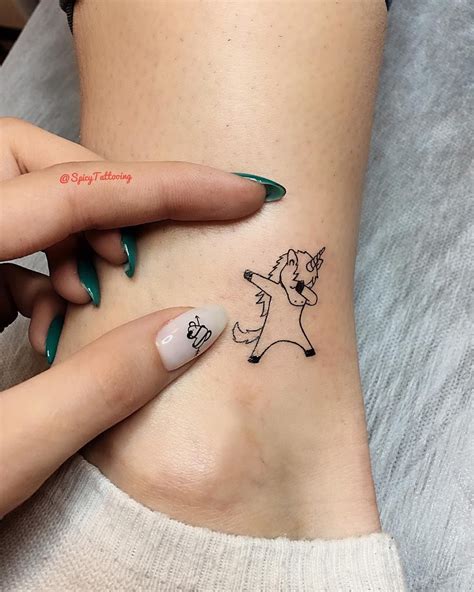 50 Mini Unicorn Tattoo Design Ideas For Men And Women