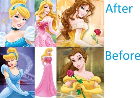 What are the qualifications to be a disney princess? Disney Princesses' new looks. I like the old ones better ...