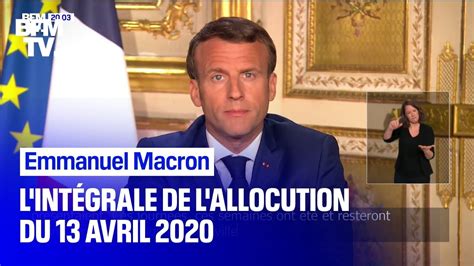 Emmanuel macron devrait annoncer le prolongement du confinement. Vidéo - Discours de Macron : Le confinement prolongé en ...