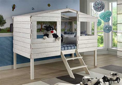The bunk bed is located towards the rear of the travel trailer. Multifunctional Space Saving Kids Beds - Vurni