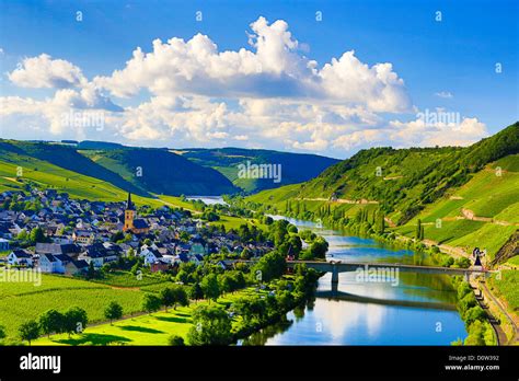 Germany Europe Travel Moseltal Moselle Trittenheim Moselle River