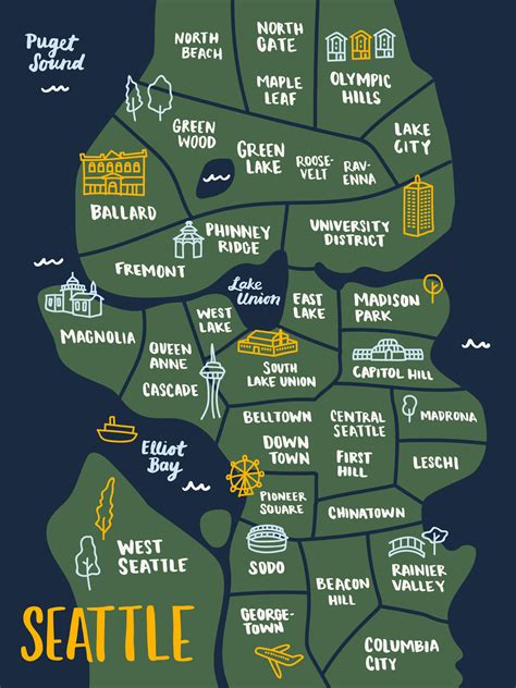 Seattle Boundary Map