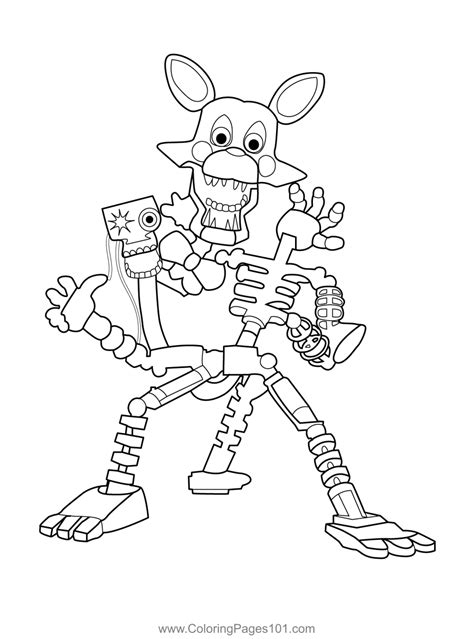 Pin On Fnaf Coloring Pages