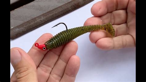 How To Rig A Paddle Tail Soft Plastic With A Jig Head Fishing 101