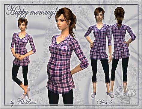 Mod The Sims Happy Mommy 2 Clothes For Maternity