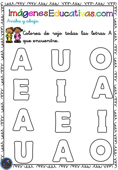 Vocales Actividades De Lenguaje Para Niños De 3 A 4 Años Caracteres Niños