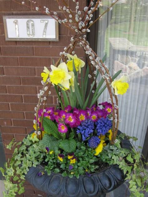 164 Best Spring Containers Images On Pinterest Easter