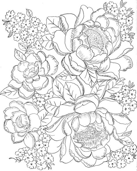 Rose coloring page to print. Best 23 Rose Coloring Pages for Adults in 2020 (With ...