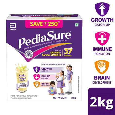 Buy Pediasure Health And Nutrition Drink Powder For Kids Growth Vanilla
