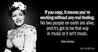 TOP 25 QUOTES BY BILLIE HOLIDAY (of 51) | A-Z Quotes
