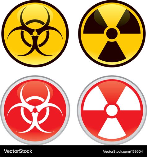 Radioactive Waste Hazards Signs