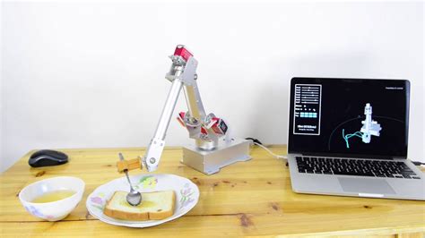 7bot Robot Arm Gui Demo Apply Honey To Bread Youtube