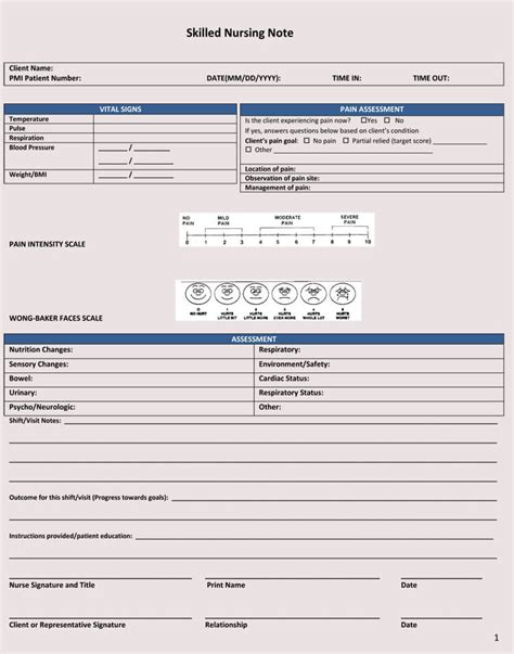 12 Free Nursing Notes Templates Guidelines To Take