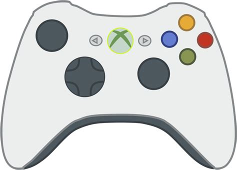 Cartoon Xbox Controller Transparent Clipart Full Size