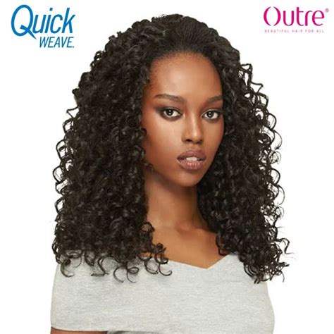 Outre Quick Weave Synthetic Hair Half Wig Brazilian Boutique Deep